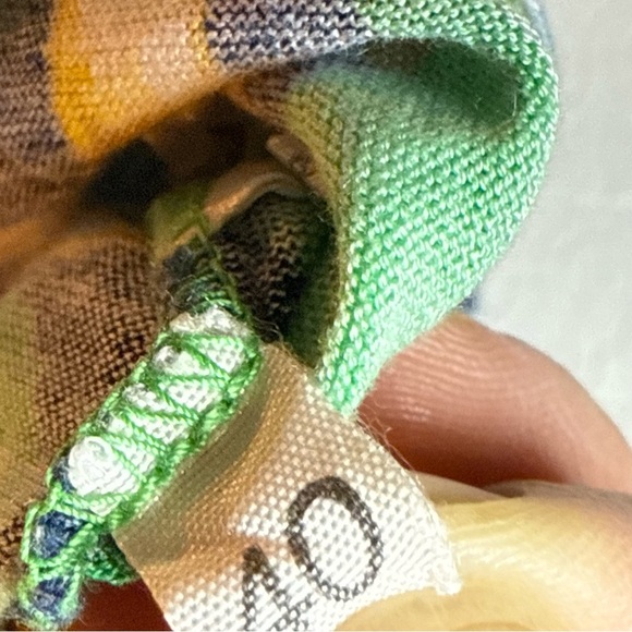 Vintage Celine Navy and Gold Chain Print Top size 40 - Picture 10 of 10